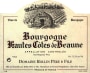Domaine Rollin Pere et Fils Hautes Cotes de Beaune Rouge 2021  Front Label