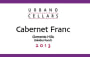 Urbano Cellars Bokides Ranch Cabernet Franc 2013  Front Label