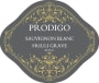 Prodigo Sauvignon Blanc 2016  Front Label
