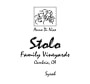* Syrah 2013 Front Label