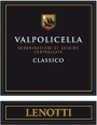 Cantine Lenotti Valpolicella Classico 2018  Front Label