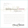Chateau Ste. Michelle Limited Release Austral Red 2013  Front Label