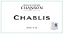 Chanson Pere & Fils Chablis 2013  Front Label
