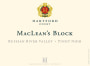 Hartford MacLean's Block Pinot Noir 2011 Front Label