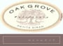 Oak Grove Family Reserve Petite Sirah 2005  Front Label