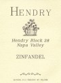 Hendry Block 28 Zinfandel 2010  Front Label