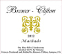 Brewer-Clifton Machado Chardonnay 2012  Front Label