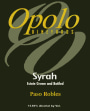Opolo Paso Robles Syrah 2000 Front Label