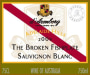 d'Arenberg Broken Fishplate Sauvignon Blanc 2009  Front Label