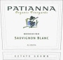 Patianna Sauvignon Blanc 2005  Front Label