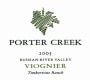 Porter Creek Timbervine Ranch Viognier 2005  Front Label