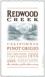 Redwood Creek Pinot Grigio 2005  Front Label