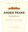 Emiliana Andes Peaks Cabernet Sauvignon 2015  Front Label