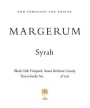 Margerum Black Oak Vineyard Syrah 2012 Front Label