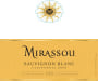 Mirassou Sauvignon Blanc 2008 Front Label
