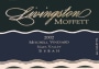 Moffett Vineyards Mitchell Vineyard Syrah 2002 Front Label