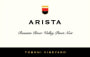 Arista Winery Toboni Vineyard Pinot Noir 2006 Front Label