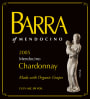 Barra of Mendocino Chardonnay 2005 Front Label