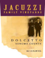 Jacuzzi Dolcetto 2014  Front Label