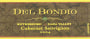 Del Bondio Wine Company Cabernet Sauvignon 2004 Front Label