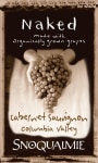 Snoqualmie Naked - Organic Cabernet Sauvignon 2014 Front Label