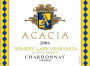 Acacia Lake Vineyard Chardonnay 2006 Front Label