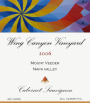 Wing Canyon Mount Veeder Cabernet Sauvignon 2006  Front Label