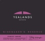 Yealands Winemakers Reserve Pinot Noir 2013  Front Label