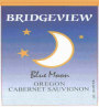 Bridgeview Blue Moon Cabernet Sauvignon 2014 Front Label