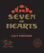 Seven of Hearts Lias Vineyard Pinot Noir 2011 Front Label
