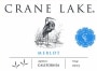 Crane Lake Cellars California Merlot 2015  Front Label
