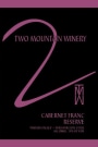 Two Mountain Winery Reserve Cabernet Franc 2010 Front Label