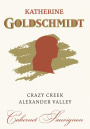 Goldschmidt Vineyard Katherine Crazy Creek Cabernet Sauvignon 2015  Front Label