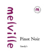 Melville Sandy's Block Pinot Noir 2012 Front Label