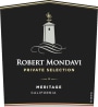 Robert Mondavi Private Selection Meritage 2015  Front Label