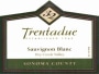 Trentadue Sauvignon Blanc 2015 Front Label