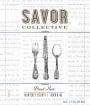 Savor Collective Pinot Noir 2014  Front Label
