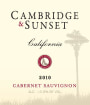 Cambridge California Cellars Cambridge & Sunset Cabernet Sauvignon 2010 Front Label