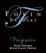 Folin Cellars Viognier 2016  Front Label