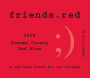 Pedroncelli Friends Red 2008  Front Label
