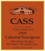 Cass Winery Cabernet Sauvignon 2005 Front Label