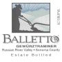 Balletto Winery Gewurztraminer 2008 Front Label
