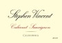 Stephen Vincent Cabernet Sauvignon 2009 Front Label