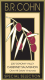 B.R. Cohn Olive Hill Estate Special Selection Cabernet Sauvignon 2007 Front Label