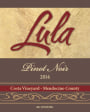 Lula Cellars Costa Pinot Noir 2014 Front Label