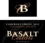 Basalt Cellars Cabernet Franc 2012 Front Label