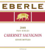 Eberle Estate Cabernet Sauvignon 2009  Front Label