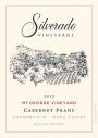 Silverado Mt. George Vineyard Cabernet Franc 2012 Front Label