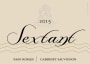 Sextant Cabernet Sauvignon 2015  Front Label