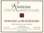 Domaine de Beaurenard Cotes du Rhone Villages Rasteau 2008  Front Label